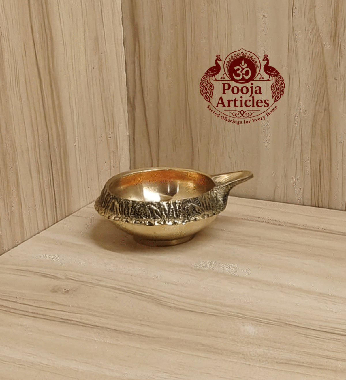 Buy Brass Kuber Diya 60g, 2.5" – Handcrafted Prosperity Oil Lamp For Home Use & Lighting