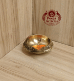 Buy Brass Kuber Diya 70g, 2.2" – Handcrafted Prosperity Oil Lamp For Lighting & Puja Use
