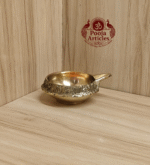 Buy Brass Kuber Diya 70g, 2.2" – Handcrafted Prosperity Oil Lamp For Lighting & Puja Use