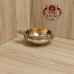 Buy Brass Kuber Diya 70g, 2.2" – Handcrafted Prosperity Oil Lamp For Lighting & Puja Use