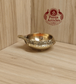 Buy Brass Kuber Diya 70g, 2.2" – Handcrafted Prosperity Oil Lamp For Lighting & Puja Use