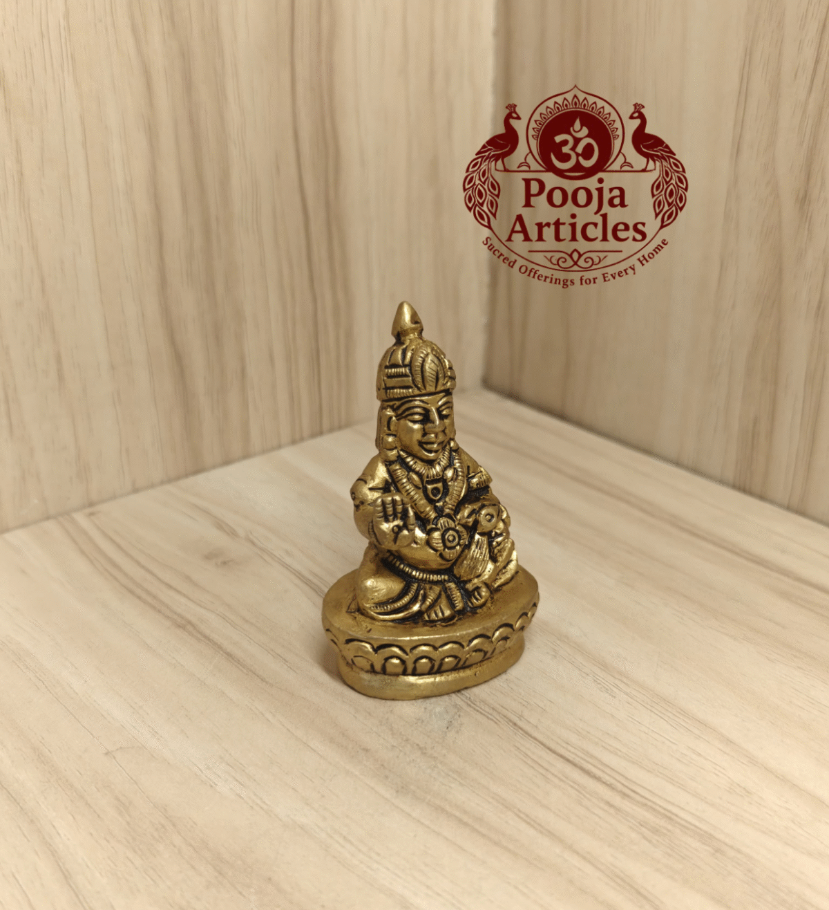 Buy Brass Kuber Idol for Pooja – 210g, 2.8" | Divine Wealth Deity for Prosperity