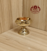 Buy Brass Kubera Deepak Diya on Stand 50g, 2" – Divine Auspicious Oil Lamp For Puja & Home Use