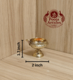 Buy Brass Kubera Deepak Diya on Stand 50g, 2" – Divine Auspicious Oil Lamp For Puja & Home Use