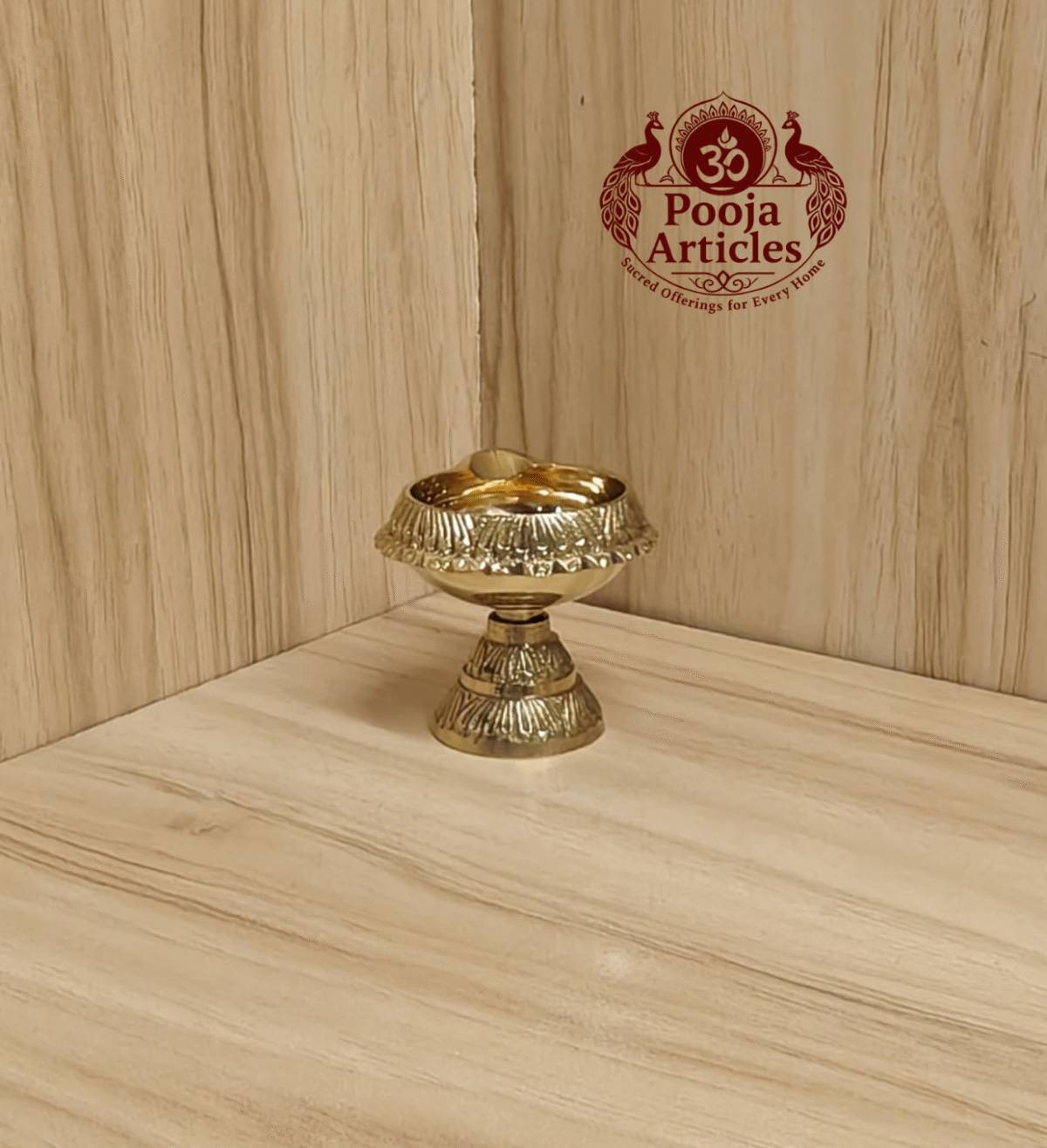 Buy Brass Kubera Diya With Stand 40g, 1.7" – Divine Auspicious Oil Lamp For Puja & Home Use