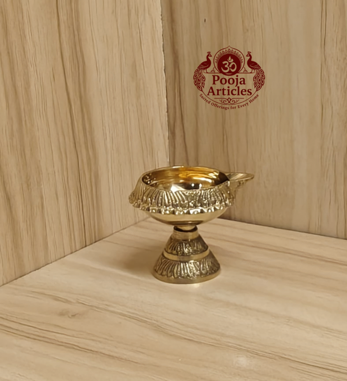 Buy Brass Kubera Diya With Stand 40g, 1.7" – Divine Auspicious Oil Lamp For Puja & Home Use