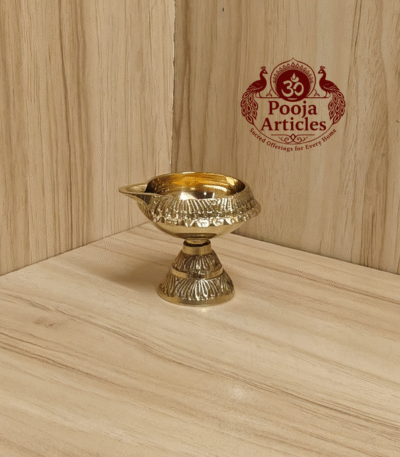 Buy Brass Kubera Diya With Stand 40g, 1.7" – Divine Auspicious Oil Lamp For Puja & Home Use