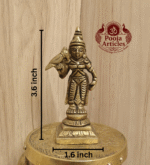 Buy Brass Madurai Meenakshi Statue Online – 150g, 3.4" Divine Idol for Pooja