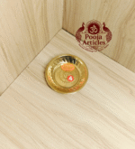 Buy Brass Mini Pooja Plate Online – Premium 15g, 3.8" Plate for Daily Worship & Festive Rituals