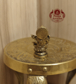 Buy Brass Miniature Saraswati Statue – 20 g, 1.2" Handcrafted Goddess of Wisdom Idol For Gifts & Puja