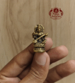Buy Brass Miniature Saraswati Statue – 20 g, 1.2" Handcrafted Goddess of Wisdom Idol For Gifts & Puja