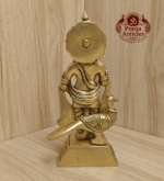 Buy Brass Murugan Silai for Puja Room Online – 7.4 inch, 1.430 kg Handcrafted Karthikeya Idol for Home Temple & Pooja Decor