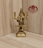Buy Brass Murugan Statue Online – Handcrafted 4 inch, 230g Subramanya Idol for Pooja, Protection and Home Temple Decor