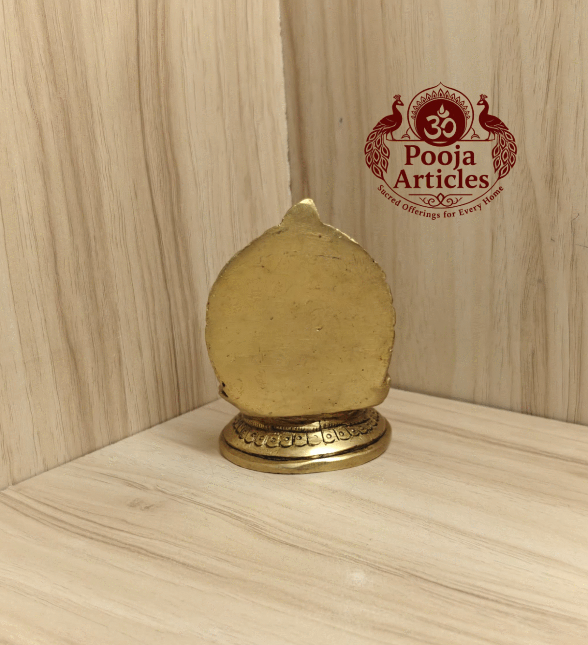 Buy Brass Murugan Vilakku – 270g, 3″ Powerful Lord Murugan Sacred Lamp For Home & Return Gifts