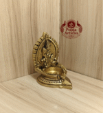 Buy Brass Murugan Vilakku – 270g, 3″ Powerful Lord Murugan Sacred Lamp For Home & Return Gifts