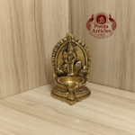 Buy Brass Murugan Vilakku – 270g, 3″ Powerful Lord Murugan Sacred Lamp For Home & Return Gifts