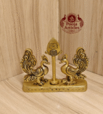 Buy Brass Murugar Vel with Peacock Online – 350g, 3.4" Divine Murugar Vel Idol for Pooja and Home