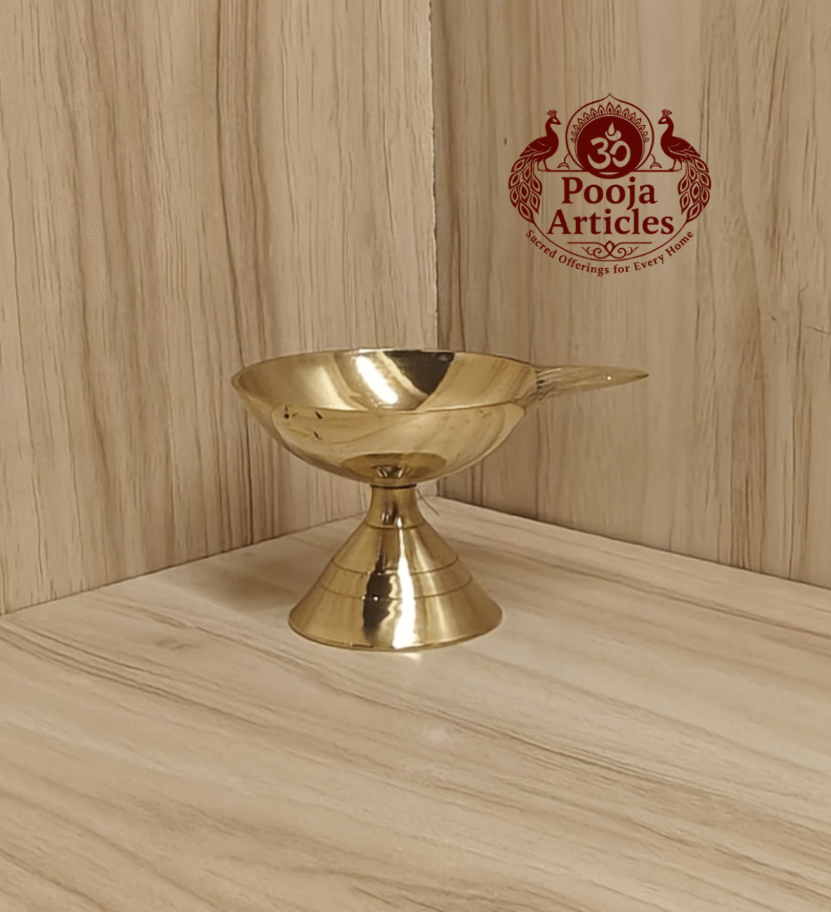 Buy Brass Paan Deep 40g, 1.9" – Divine Traditional Oil Lamp For Puja