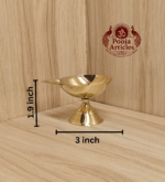 Buy Brass Paan Deep 40g, 1.9" – Divine Traditional Oil Lamp For Puja