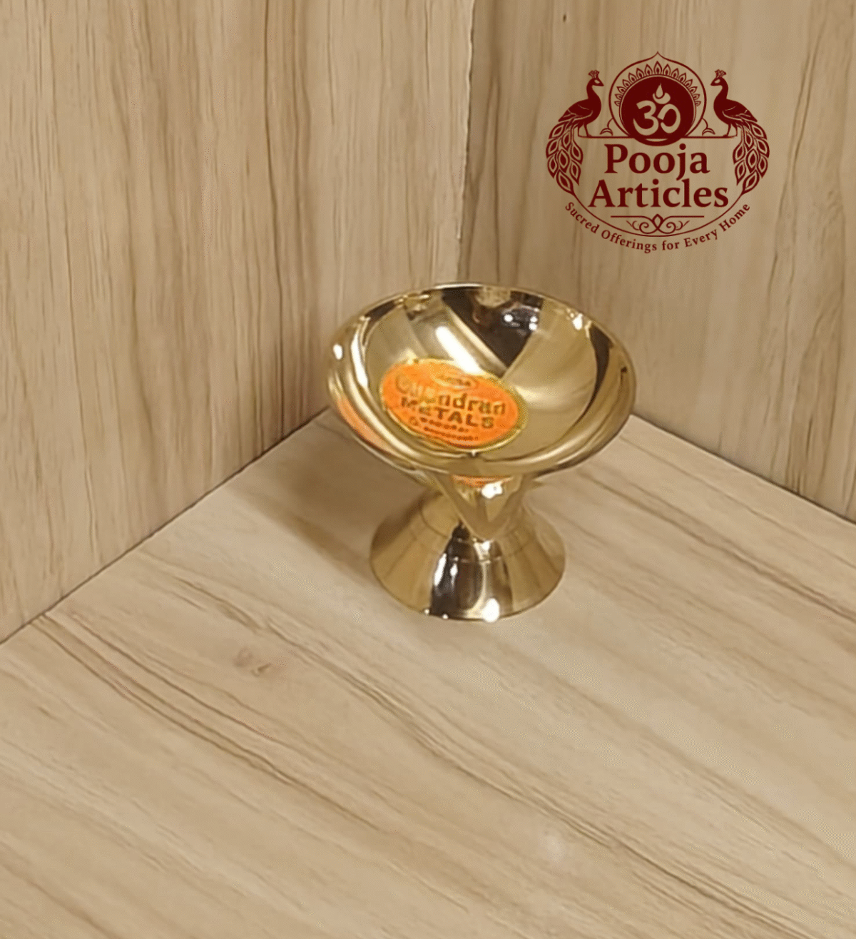 Buy Brass Paan Deep 40g, 1.9" – Divine Traditional Oil Lamp For Puja