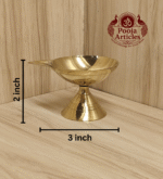 Buy Brass Paan Deep 50g, 2" – Handcrafted Divine Oil Lamp For Puja