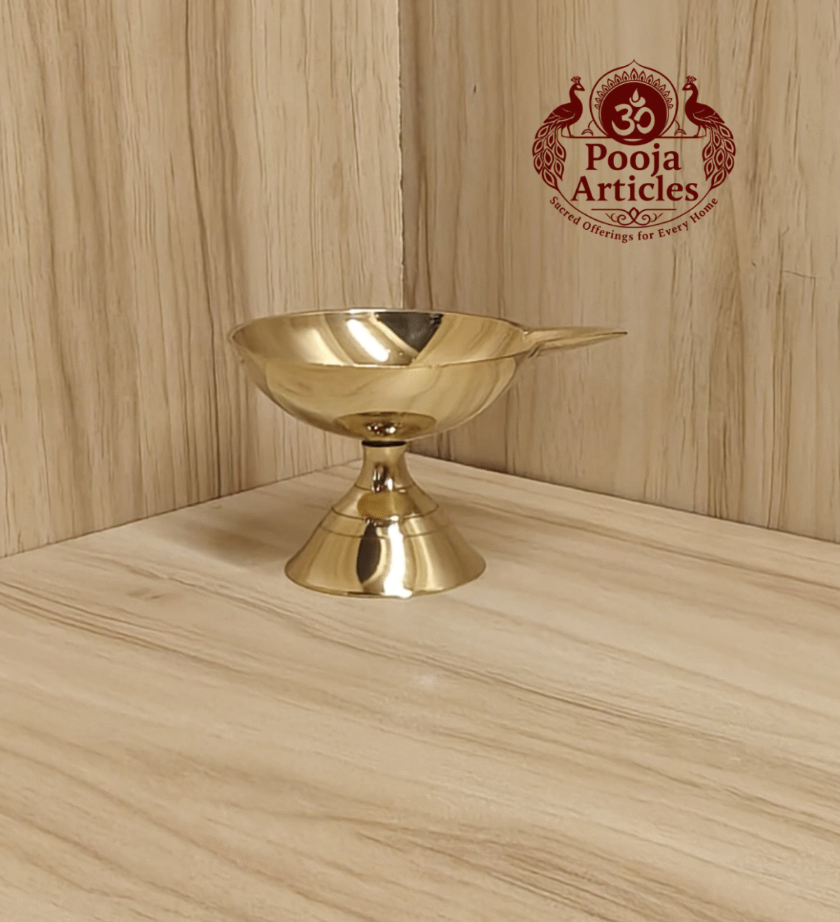 Buy Brass Paan Deep 50g, 2" – Handcrafted Divine Oil Lamp For Puja