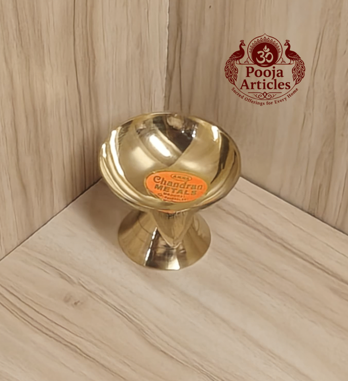 Buy Brass Paan Deep 60g, 2.2" – Divine Traditional Oil Lamp For Puja