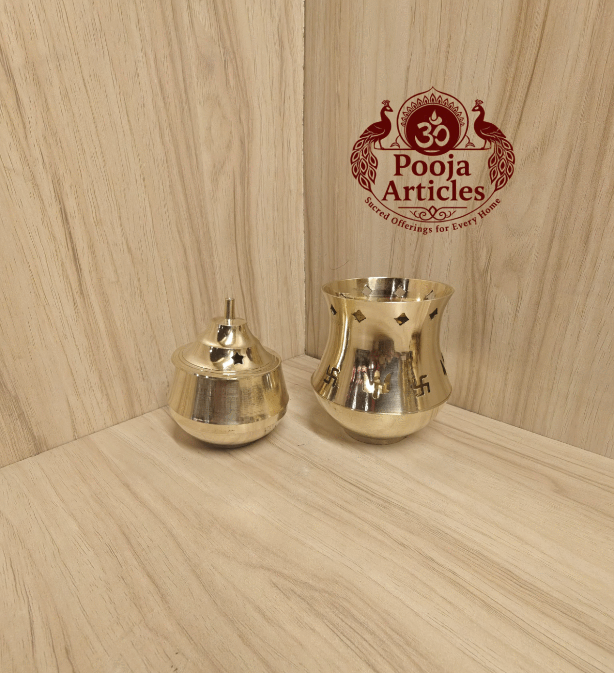 Buy Brass Pachakarpoora Vilakku Online – 250g, 6.5 inch Powerful Camphor Diya for Pooja, Aarti & Home Decor