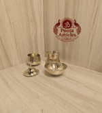 Buy Brass Pachakarpoora Vilakku Online – 250g, 6.5 inch Powerful Camphor Diya for Pooja, Aarti & Home Decor