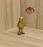 Buy Brass Parrot Showpiece – 300g, 3" Intricate Design Bird Statue For Decor & Gifting