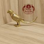 Buy Brass Parrot Showpiece – 300g, 3" Intricate Design Bird Statue For Decor & Gifting