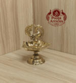 Buy Brass Peacock Diya Size 1 – 90 g, 3.5″ Handcrafted Auspicious Lamp For Puja & Home Use