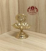 Buy Brass Peacock Diya Size 2 – 110 g, 4″ Handcrafted Traditional Auspicious Oil Lamp For Puja & Home Use