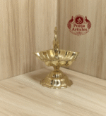 Buy Brass Peacock Diya Size 2 – 110 g, 4″ Handcrafted Traditional Auspicious Oil Lamp For Puja & Home Use