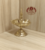 Buy Brass Peacock Diya Size 3 – 130 g, 4.9″ Divine Festival Oil Lamp For Puja & Home Use