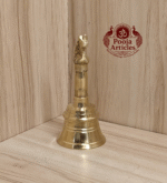 Buy Brass Pooja Bell 120g, 3.5"– Pure Traditional Temple Bell For Puja