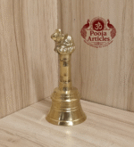 Buy Brass Pooja Bell 120g, 3.5"– Pure Traditional Temple Bell For Puja