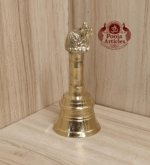 Buy Brass Pooja Bell 120g, 3.5"– Pure Traditional Temple Bell For Puja