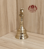 Buy Brass Pooja Bell 160g, 4" – Divine Temple Ghanti For Puja & Temple Use