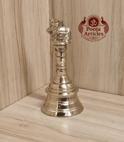 Buy Brass Pooja Bell 160g, 4" – Divine Temple Ghanti For Puja & Temple Use