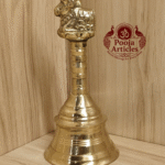 Buy Brass Pooja Bell 620g, 6.5" – Handcrafted Traditional Temple Bell For Puja