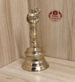 Buy Brass Puja Bell 230g, 4.5" – Handcrafted Divine Temple Hand Ghanti For Puja