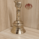 Buy Brass Puja Bell 230g, 4.5" – Handcrafted Divine Temple Hand Ghanti For Puja