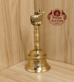 Buy Brass Puja Bell 350g, 5.5" – Handcrafted Divine Temple Hand Ghanti For Puja