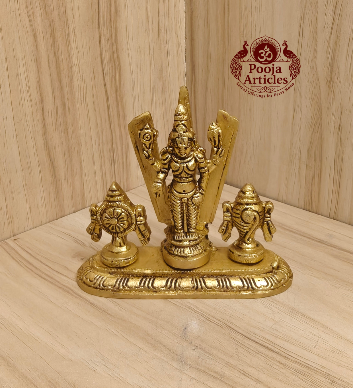 Buy Brass Shankh Chakranamah Balaji Statue Online – 3.5 inch, 300g Divine Venkateswara Idol for Pooja, Vastu & Spiritual Decor Buy Brass Shankh Chakranamah Balaji Statue Online – 3.5 inch, 300g Divine Venkateswara Idol for Pooja, Vastu & Spiritual Decor