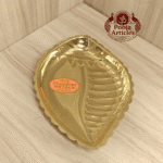Buy Brass Shanku Plate Online – 35g, 5.6 inch Shankh Plate for Prosperity, Purity & Sacred Rituals