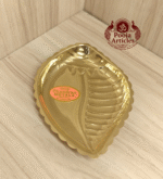 Buy Brass Shanku Plate Online – 35g, 5.6 inch Shankh Plate for Prosperity, Purity & Sacred Rituals