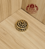 Buy Brass Sindoor Box 15g, 1.5" – Elegant Mini Kumkum Box For Puja & Gifting