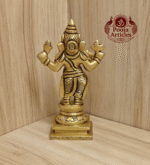 Buy Brass Standing Ganesha Statue – 480g, 4.7″ Handcrafted Lord Ganesha Idol for Home & Temple