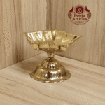 Buy Brass Star Diya Size 2 – 80 g, 2.7″ Handcrafted Auspicious Oil Lamp For Puja & Home Use